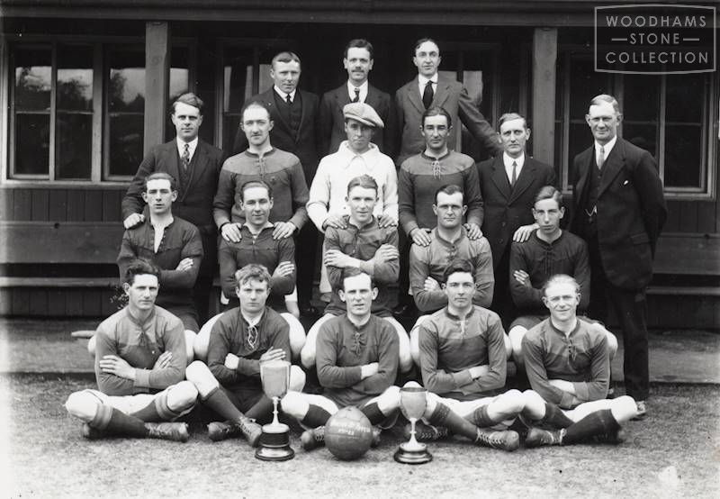  St Peter's Football 1921-22 Photograph taken by Harry Edwards 
WS ref: MALWS.2017.586 