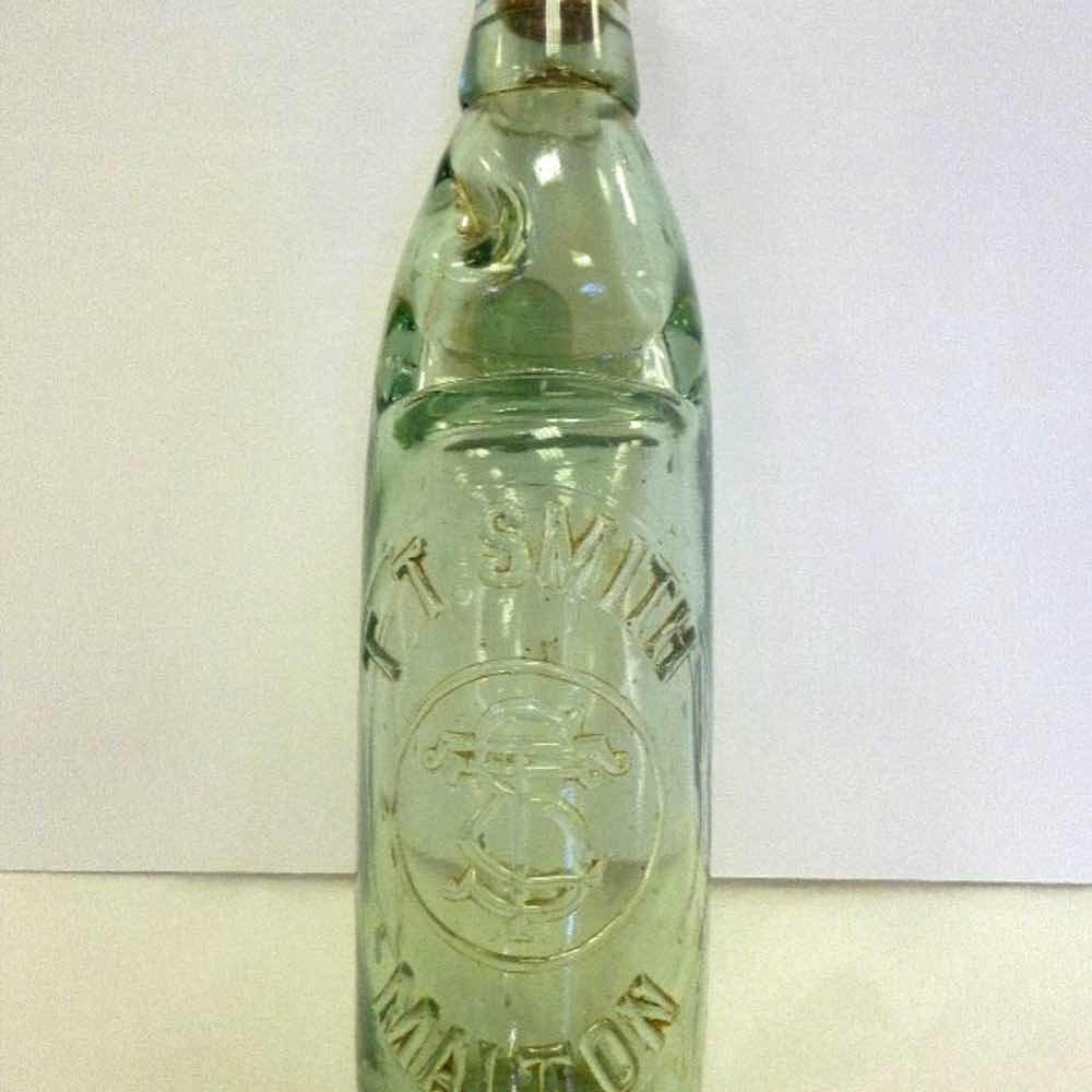 Codd Bottle - T. Tate Smith<br><br>MALWS:2015.185 Image Description